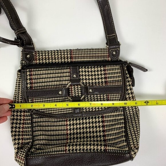 Chaps Houndstooth Plaid  Purse - Picture 6 of 7